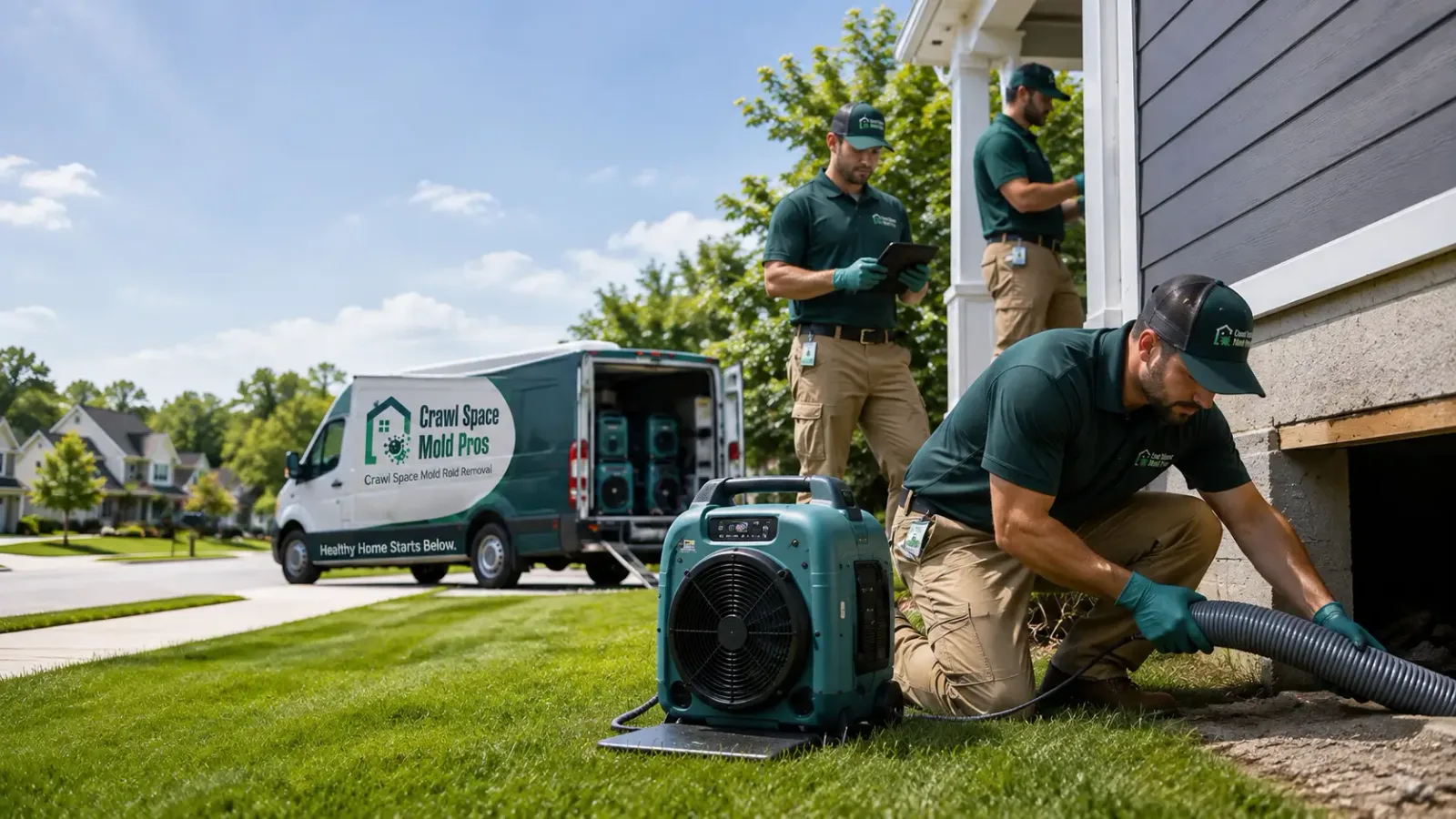 Crawl Space Mold Removal in Tipton, KS